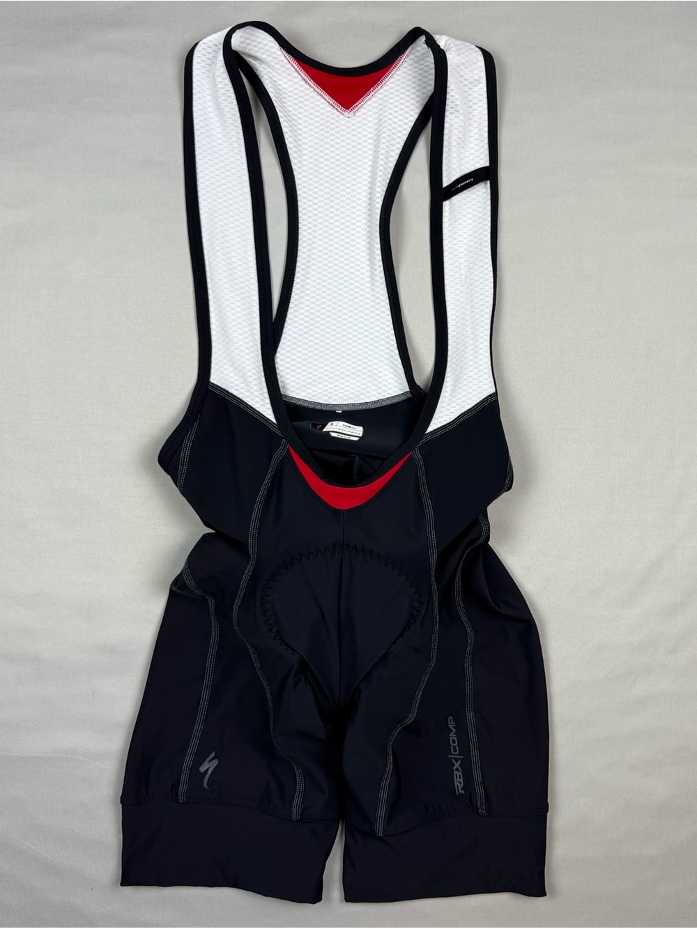 Specialized Mens RBX Comp Cycling Bib Shorts Sz Small Form Fit Padded Black